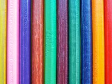 Multicolored Pencils Background Stock Photos