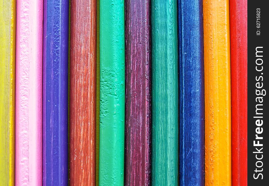 Multicolored Pencils Background