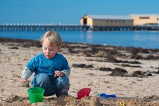 Beach Play. Royalty Free Stock Photo Beach Play. Royalty Free Stock Photo