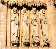 France, Paris: Notre Dame Cathedral Stock Photos
