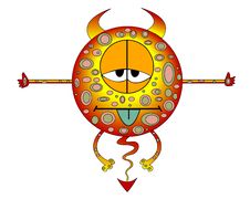 Cartoon Devil Weedy Stock Photo Cartoon Devil Weedy Stock Photo
