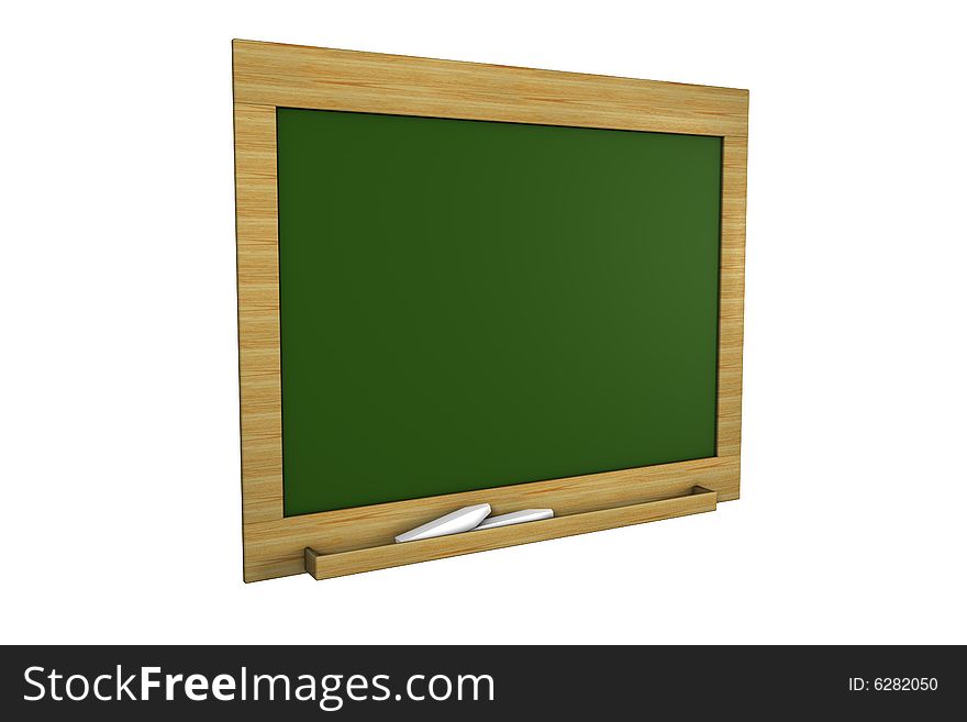 Blank Green Chalkboard