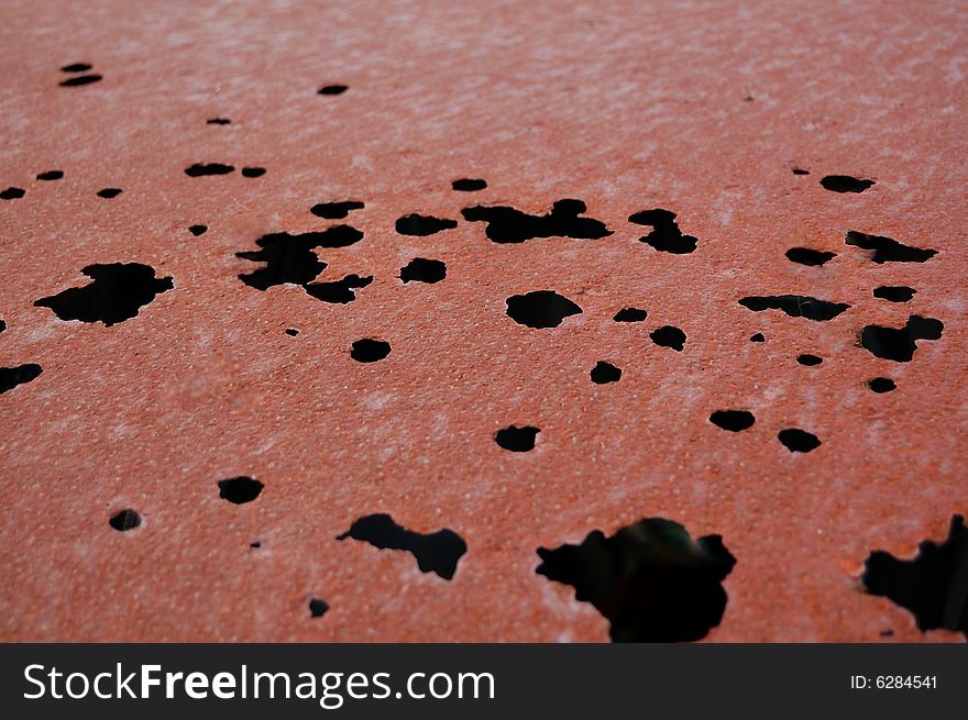 Rusty Corroded Metal Texture Background