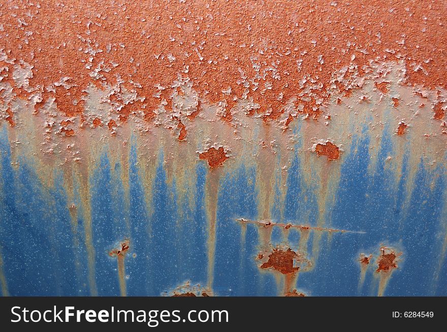 Rusty corroded metal texture background