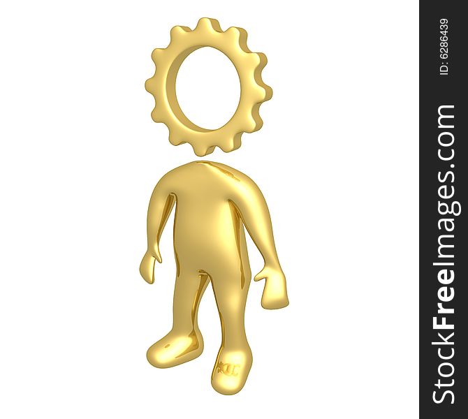 Computer generated image - Cog Person .