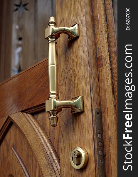 Old-fashioned door-handle