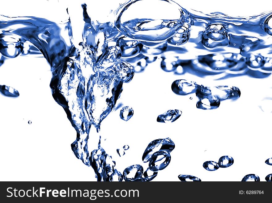 Abstract water splash for background