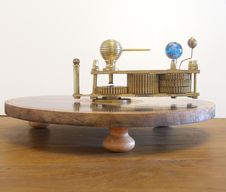 Orrery Ferguson S Paradox Machine Model. Royalty Free Stock Photography Orrery Ferguson S Paradox Machine Model. Royalty Free Stock Photography