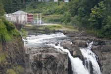 Snoqualmie Falls Hydroelectric Plant Royalty Free Stock Photo Snoqualmie Falls Hydroelectric Plant Royalty Free Stock Photo