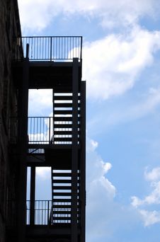 Fire Escape Royalty Free Stock Image Fire Escape Royalty Free Stock Image