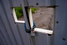 Locked Door Stock Photography