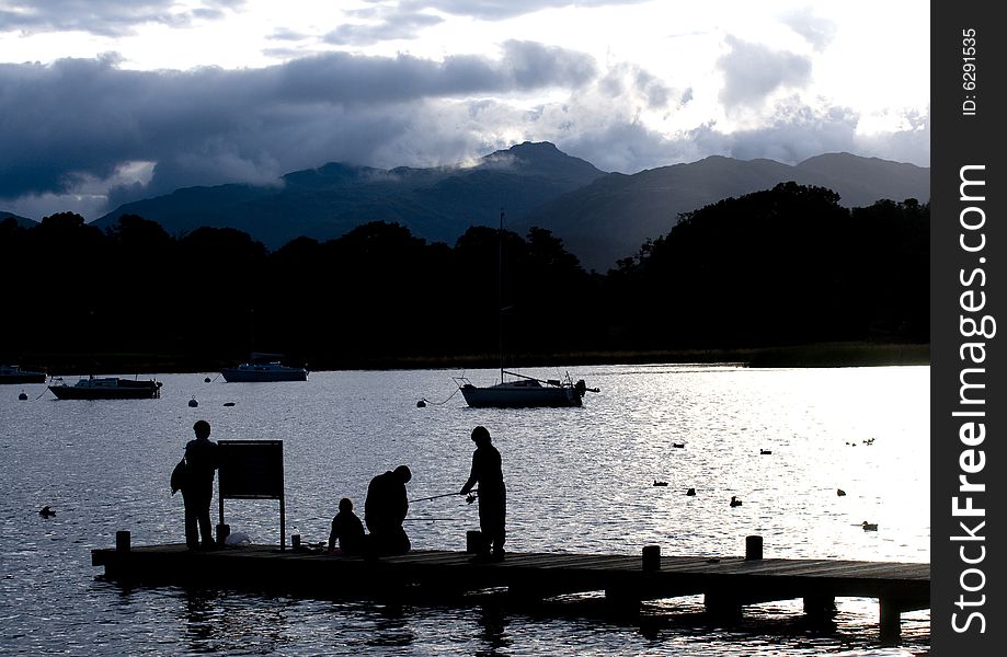 Fishing On Lake Windermere