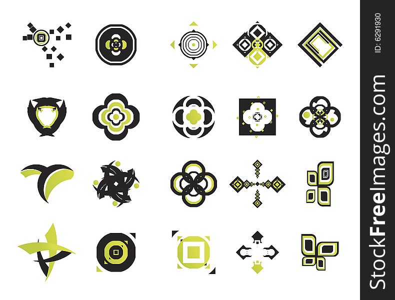 Useful vector shape icons - illustrations. Useful vector shape icons - illustrations