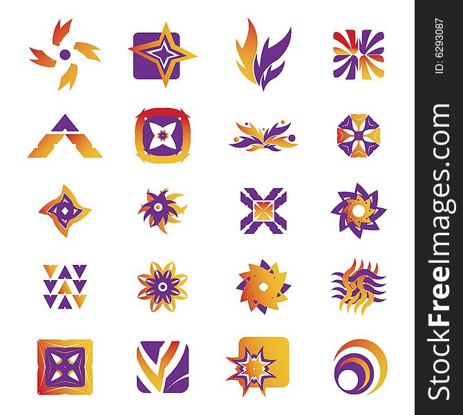 Useful vector shape icons - illustrations. Useful vector shape icons - illustrations