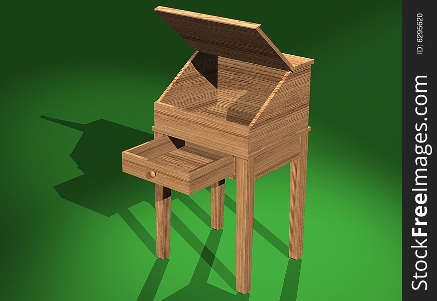 Shaker Desk v02