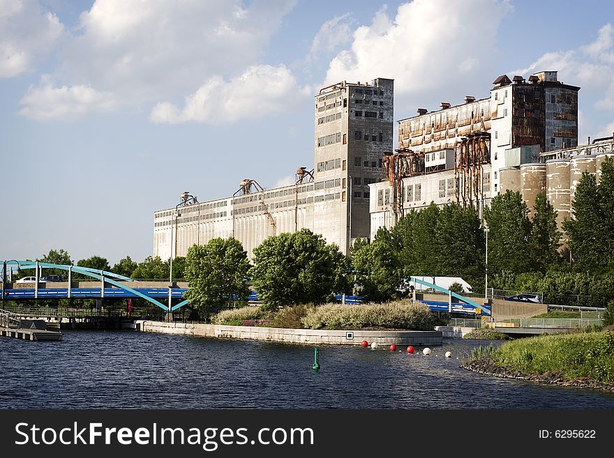 Old Factory In Montreal