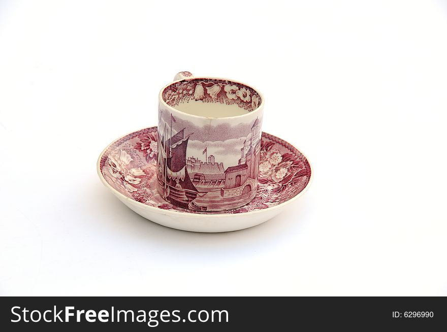 Shot of a coffee can on a white background