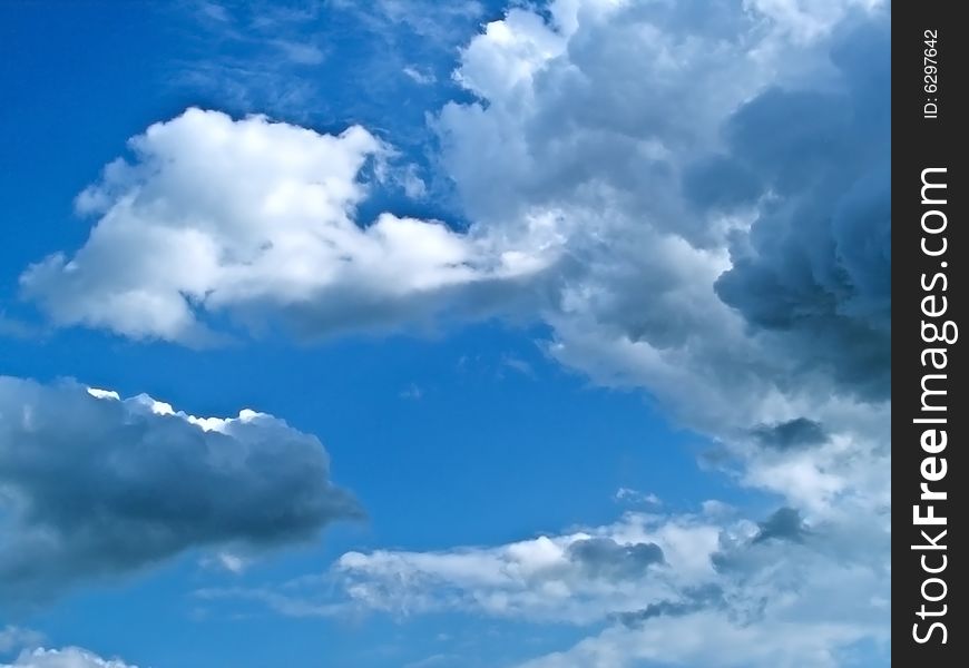 Sky background. weather cloud cloudscape