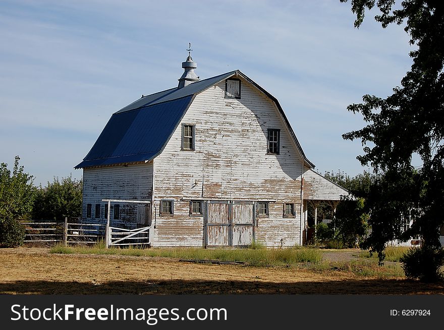 Rural Barn In Idaho.
