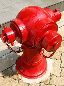 Red Fire Hydrant Stock Photography Red Fire Hydrant Stock Photography
