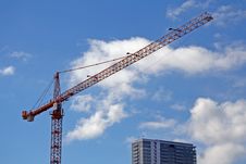 Construction Crane Royalty Free Stock Photography Construction Crane Royalty Free Stock Photography