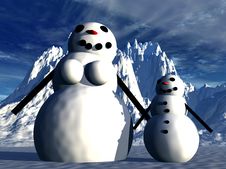 Snowman  20 Royalty Free Stock Photos