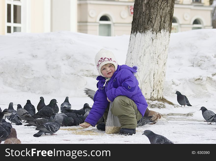 To Feed Pigeons.