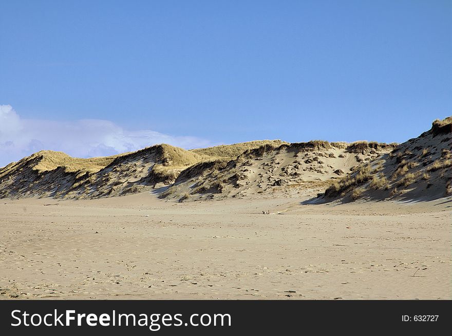 Beautiful dunes on the island of Sylt. Beautiful dunes on the island of Sylt