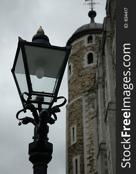 Lantern at London Tower. Lantern at London Tower