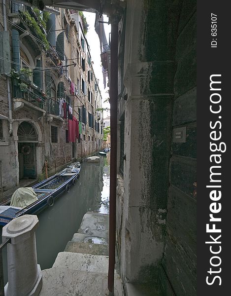 Alley,canal at Venice,Italy