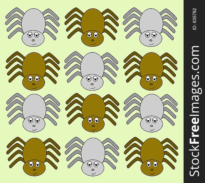 Brown and grey Spider wallpaper - additional ai and eps format available on request
