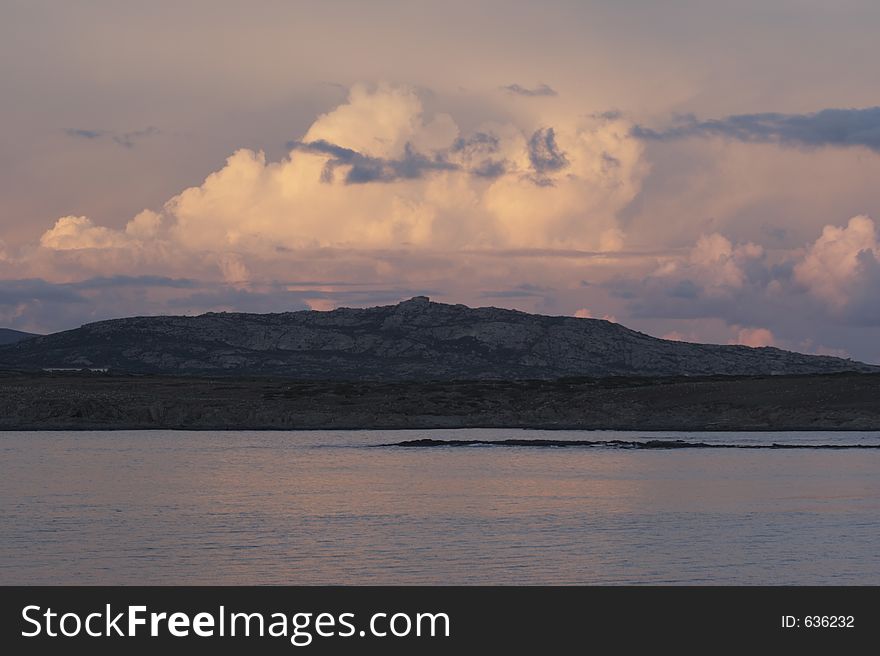 Sunset on Isola Piana, Stintino, Sardinia, Italy