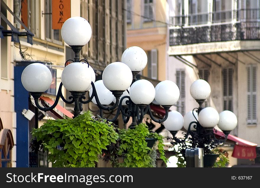 Street Lamps - old quarter of Nice