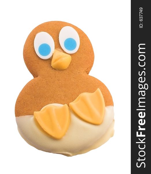 A Gingerbread Chick for Easter