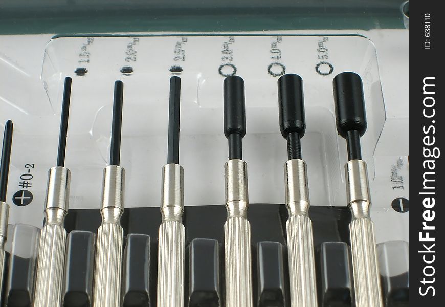 Tips Of Screwdrivers