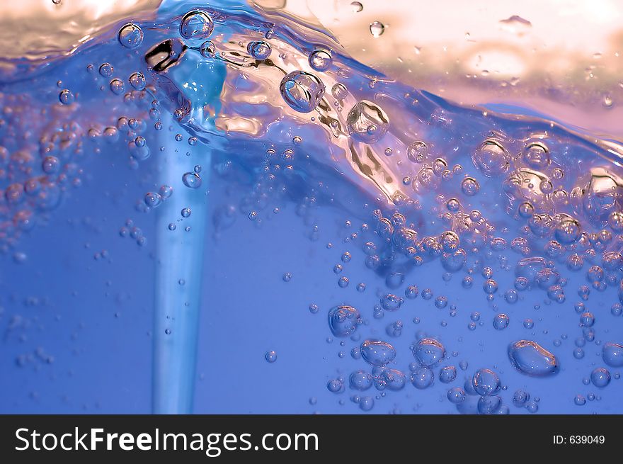 Water blast in various color