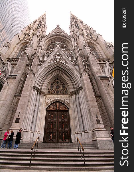 Saint Patrick's cathedral in New York City