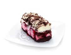 Dessert - Chocolate Cheesecake Royalty Free Stock Images Dessert - Chocolate Cheesecake Royalty Free Stock Images