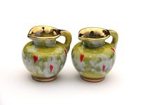Green Jugs Royalty Free Stock Images Green Jugs Royalty Free Stock Images