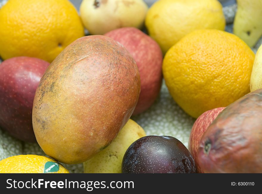 Fresh tropical fruits