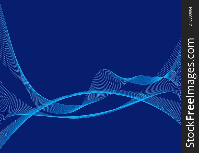 Blue vector abstract background illustration