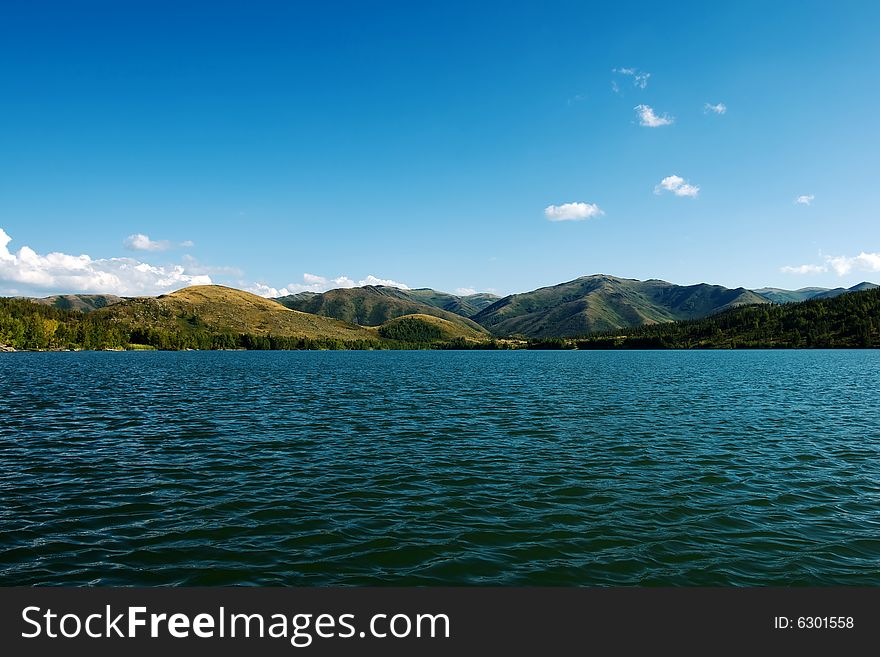 Lake And Mountains Landscape