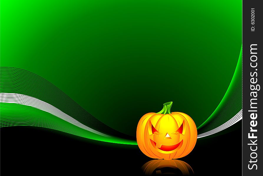 Vector illustration on a Halloween theme