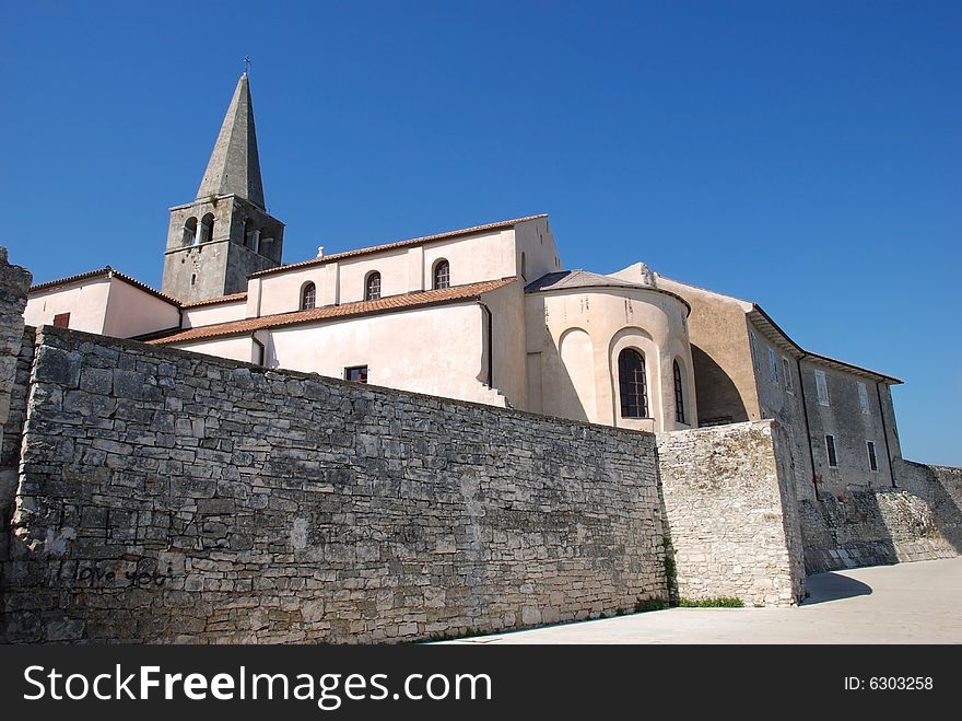 Euphrasius basilica in Porec, Croatia