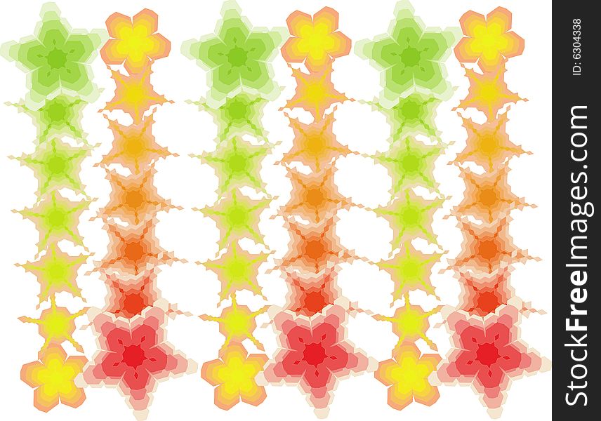 Fractal acid snowflakes colorful background. Fractal acid snowflakes colorful background
