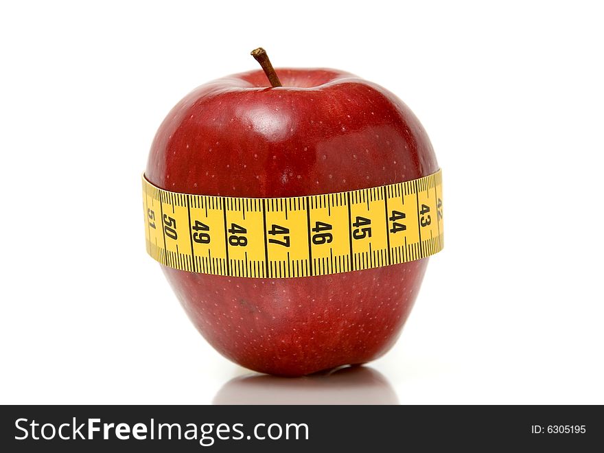 Apple And Measuring Tape