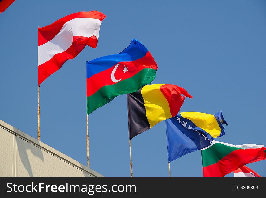 Various National Flags
