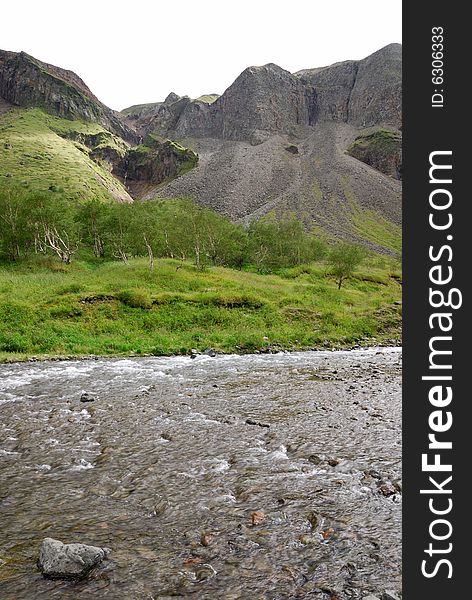 Near Changbai Waterfall