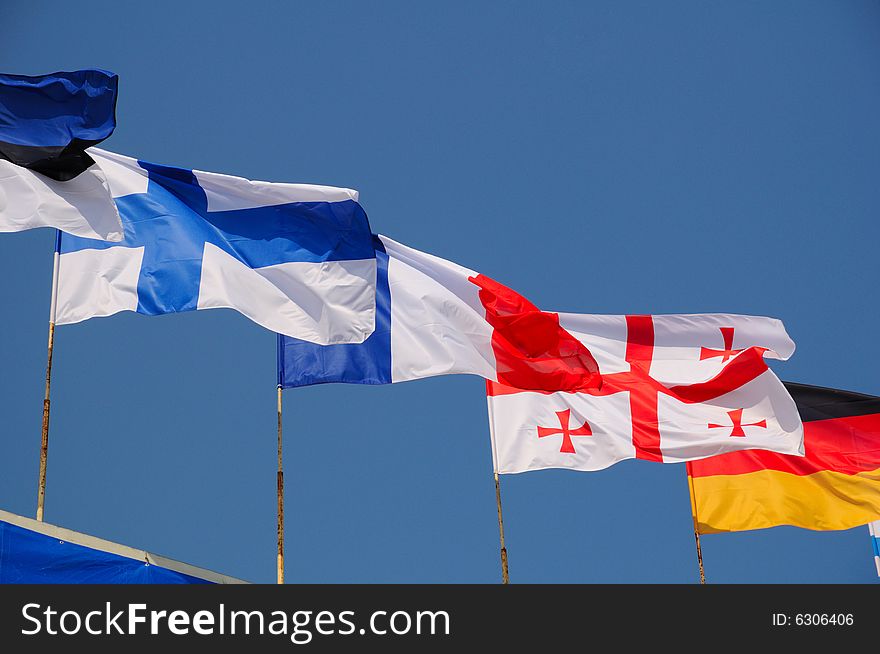 Various National Flags