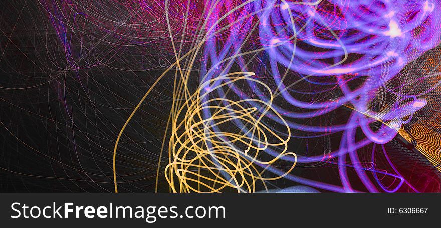 Picture of light drawing. Useful for backgrounds and other creative purposes. Picture of light drawing. Useful for backgrounds and other creative purposes.